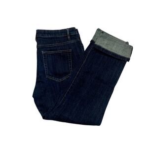 Classic Fit Straight Leg 4 Petites Denim Capri Jeans Cropped Liz Claiborne